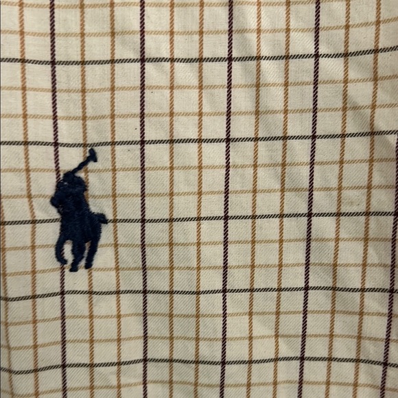 Ralph Lauren Men's Beige Checkered Shirt - Picture 4 of 5